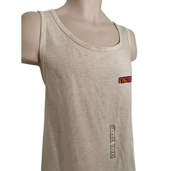 Chubbies The Wind Slammer Sleeveless SIze XL NWT $30 Oatmeal Heather Surf Tank T - Picture 6 of 6